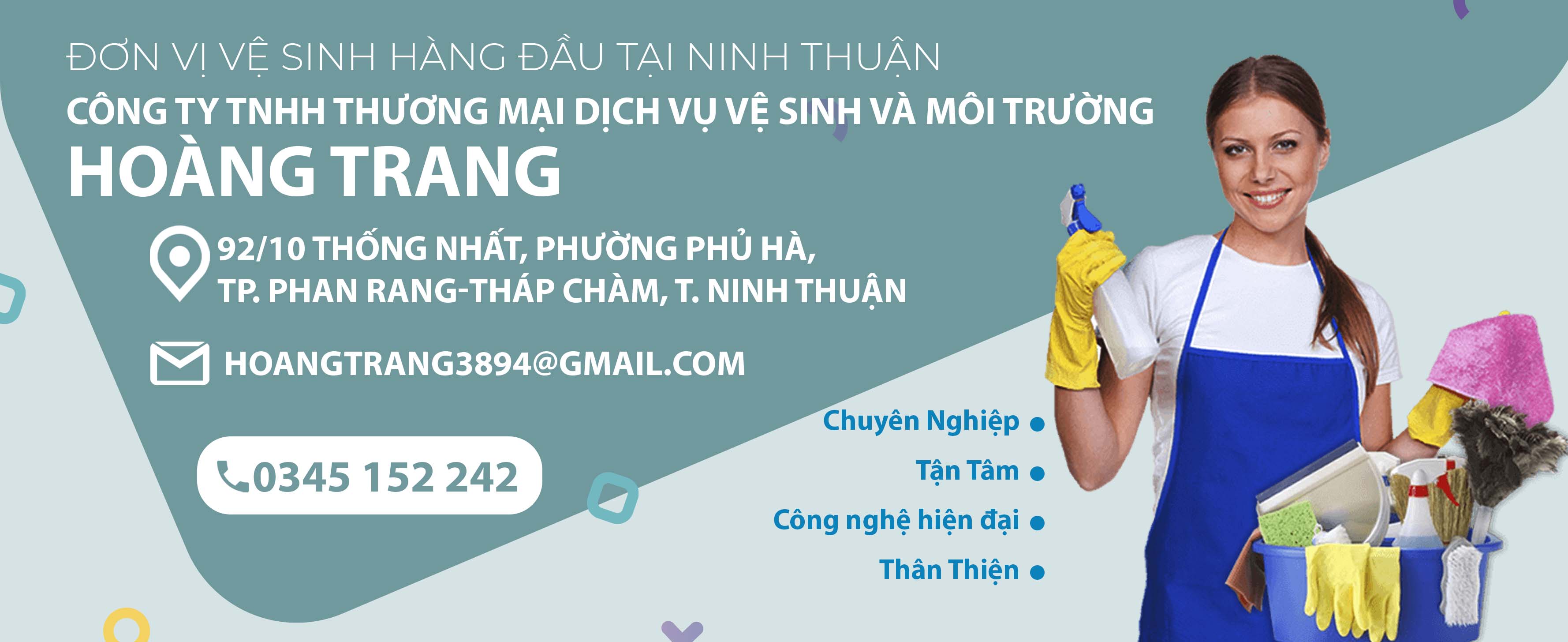 Vệ sinh Hoàng Trang Ninh Thuận